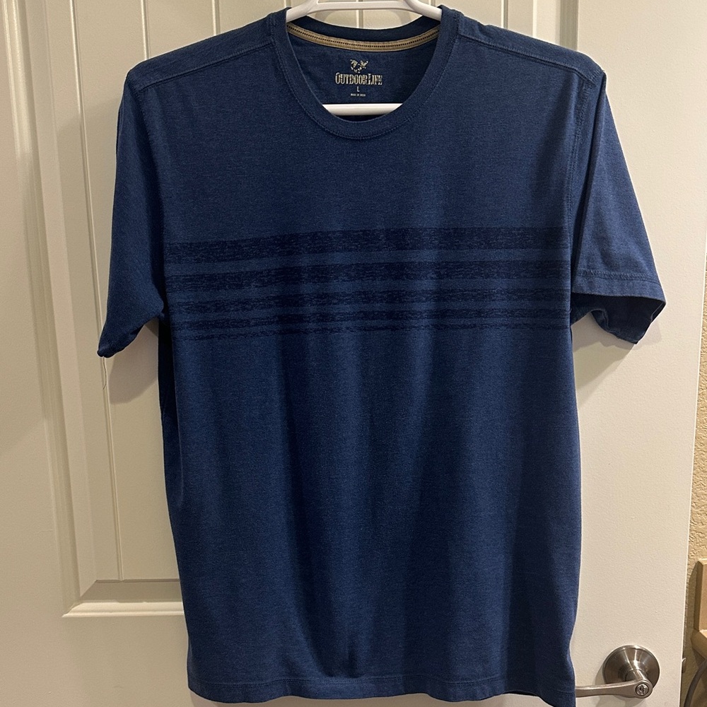 Outdoor Life Men's Navy Tee